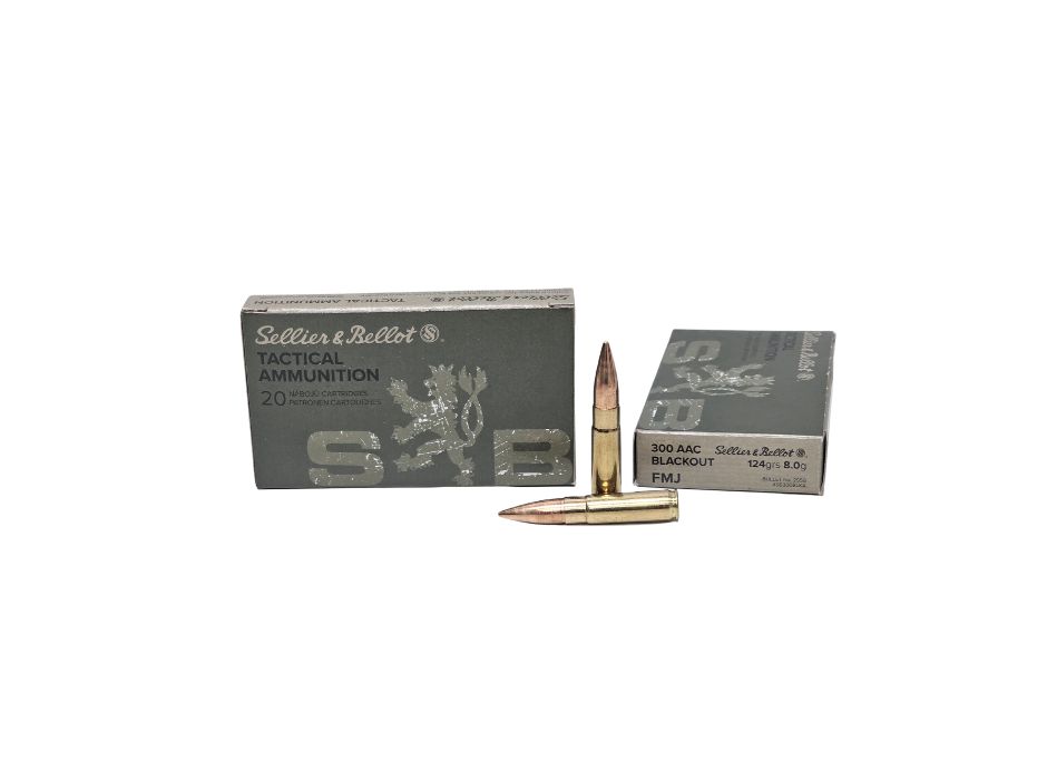 Sellier & Bellot .300 Blackout Subsonic 200 Grain FMJ – 20 Rounds (Box) [NO TAX outside Texas] Product Image