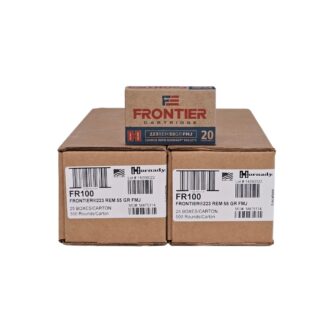 Hornady .223 Rem 55 Grain Full Metal Jacket - 1,000 Rounds (2 CASES) FR100