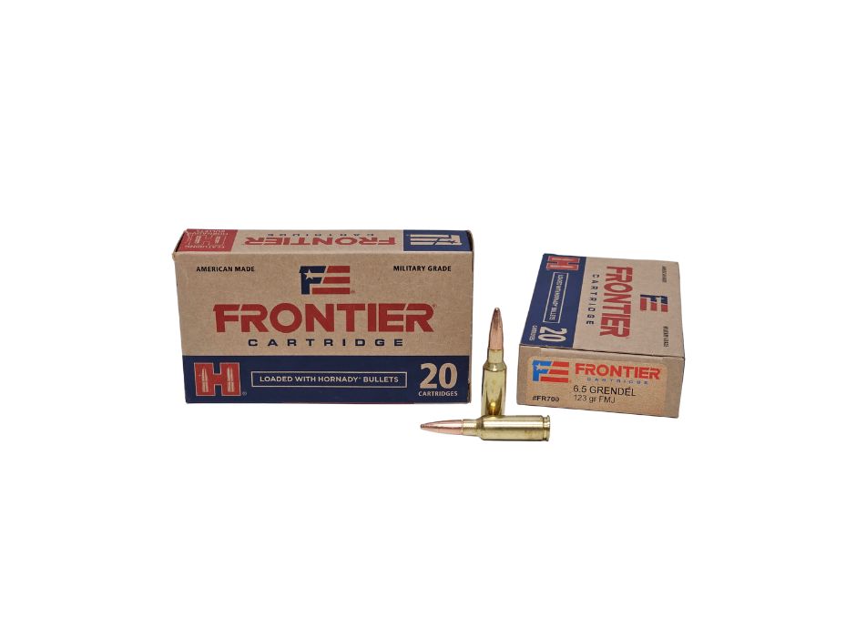 Hornady Frontier 6.5mm Grendel 123 Grain Full Metal Jacket - 20 Rounds (Box) [NO TAX outside Texas] FREE SHIPPING OVER $199