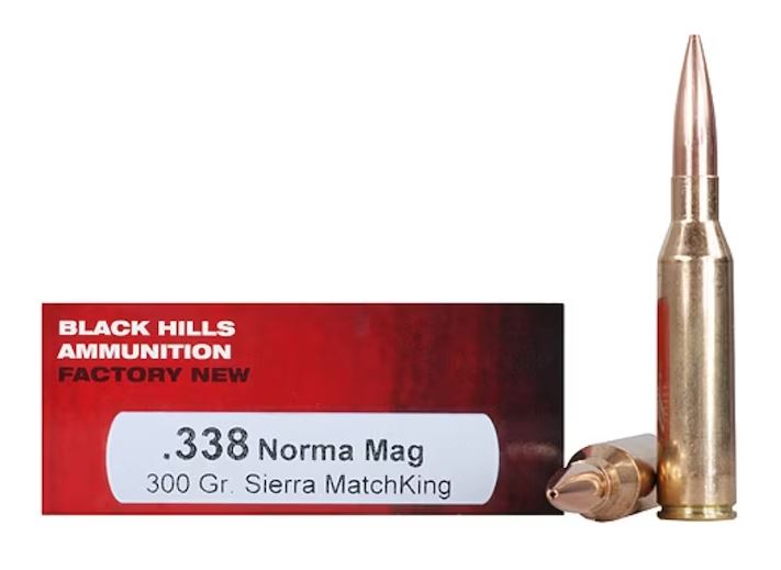 Black Hills .338 Norma Mag 300 Grain MatchKing - 20 Rounds (Box) [NO TAX outside Texas] FREE SHIPPING OVER $199