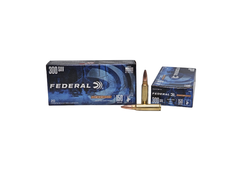 Federal Power-Shok .300 Savage 150 Grain Jacketed Soft Point