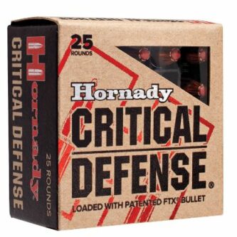 Hornady Critical Defense .32 H&R Mag 80 Grain FTX - 25 Rounds (Box) [NO TAX outside Texas] FREE SHIPPING OVER $199