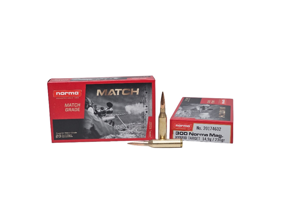 Norma Golden Target .300 Norma Mag 230 Grain BERGER VLD Match - 20 Rounds (Box) [NO TAX outside Texas] FREE SHIPPING OVER $199