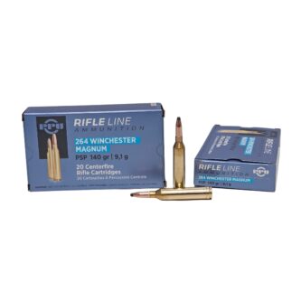 PPU .264 Win Mag 140 Grain Pointed Soft Point - 20 Rounds (Box) [NO TAX outside Texas] FREE SHIPPING OVER $199