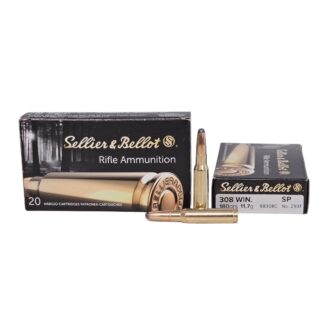 Sellier & Bellot .308 Win 180 Grain Soft Point - 20 Rounds (Box) SB308C