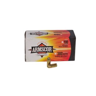 Armscor .380 ACP 95 Grain Full Metal Jacket - 100 Rounds (Value Pack Box) 50315