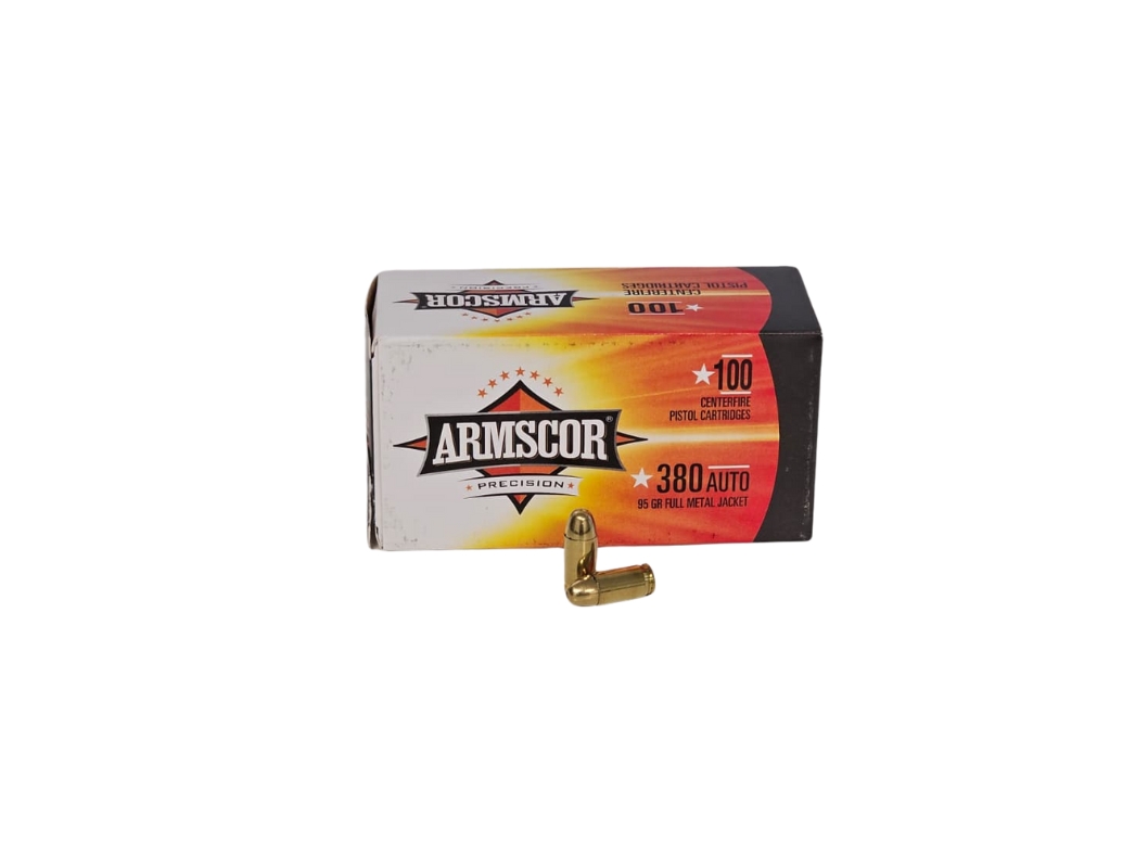 Armscor .380 ACP 95 Grain Full Metal Jacket – 100 Rounds (Value Pack Box) 50315