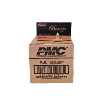PMC 9mm Luger CASE 115 Grain Full Metal Jacket