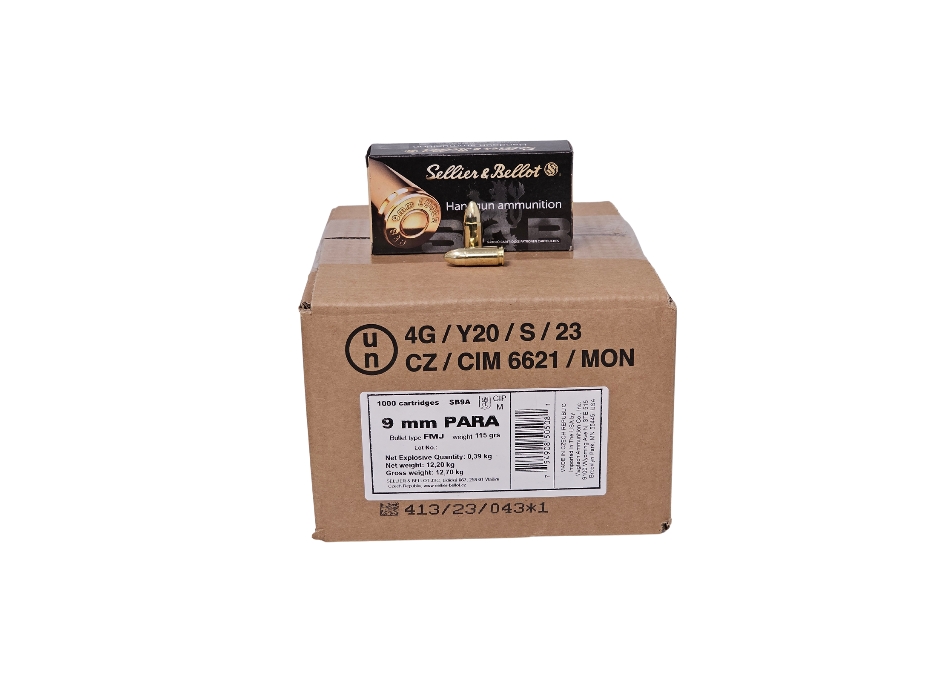 PMC 9mm Luger FMJ – SAME DAY SHIPPING 115 Grain – 300 Rounds (Battle Pack) [NO TAX outside TEXAS] Product Image