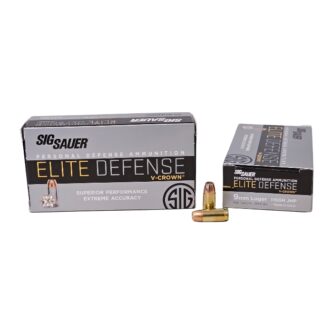 Sig Sauer Elite Defense 9mm Luger 115 Grain V-Crown