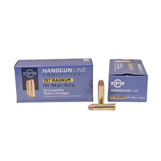 PPU .357 Magnum 158 Grain Jacketed Soft Point Flat