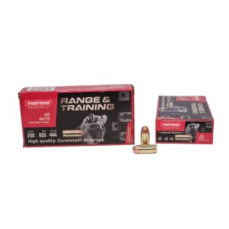 Norma .45 ACP 230 Grain Total Metal Jacket - 50 Rounds (Box) [NO TAX outside Texas] FREE SHIPPING OVER $199