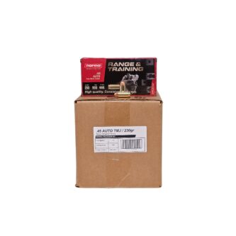 Norma .45 ACP CASE 230 Grain Total Metal Jacket - 1,000 Rounds (CASE) [NO TAX outside Texas] FREE SHIPPING OVER $199