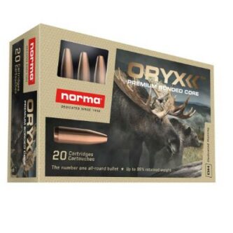 Norma ORYX .338 Win Mag CASE 230 Grain Bonded Soft Point - 200 Rounds (CASE) [NO TAX outside Texas] FREE SHIPPING OVER $199