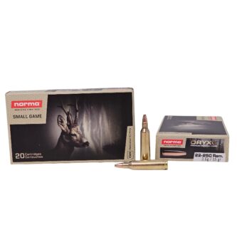 Norma ORYX .22-250 Rem 55 Grain Bonded Soft Point