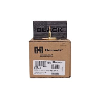 Hornady Black .22 ARC CASE 75 Grain ELD-Match - 200 Rounds (CASE) [NO TAX outside Texas] FREE SHIPPING OVER $199