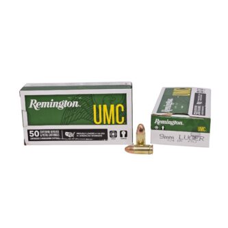 Remington UMC 9mm 124 Grain Full Metal Jacket - 50 Rounds (Box)