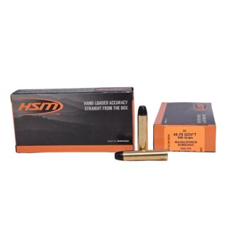 HSM MAGNUFORCE Subsonic .45-70 Govt 550 Grain Hi-Tek Lead Flat Nose