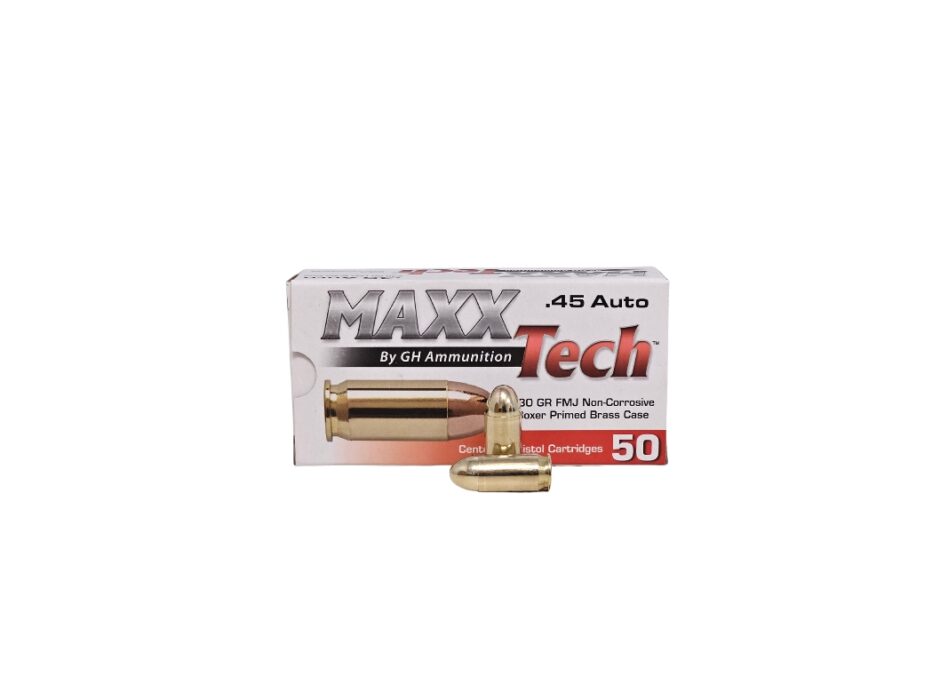 MaxxTech .45 ACP 230 Grain Full Metal Jacket