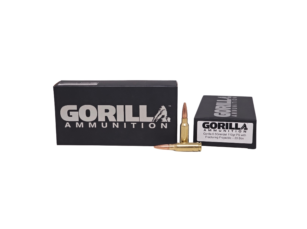 Gorilla Punisher 6.5 Grendel 100 Grain Fracturing Solid Copper HPBT