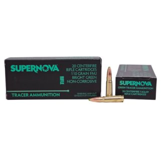 Piney Mountain SUPERNOVA 7.62x39mm FMJ Green Tracer 110 Grain - 20 Rounds (Box)