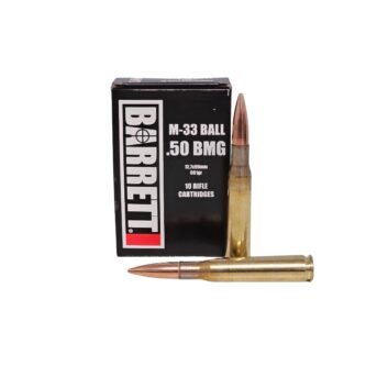 Barrett .50 BMG 661 Grain M33 Full Metal Jacket