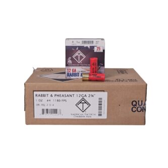 American Tactical 12 Gauge CASE 2.75 inch 1oz. #4 Shot – 250 Rounds