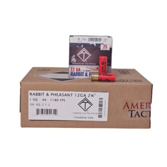 American Tactical 12 Gauge CASE 2.75 inch 1oz. #6 Shot – 250 Rounds