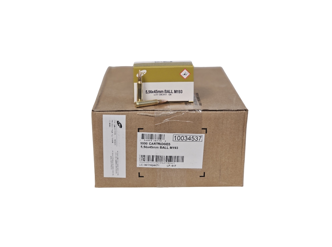 5.56 NATO 55gr FMJ Brass – 1000rd