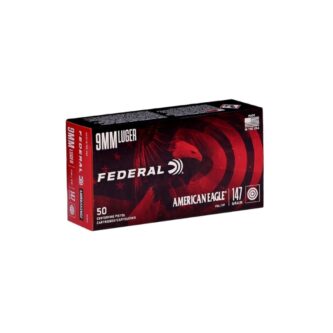 Federal Subsonic 9mm 147 Grain Full Metal Jacket Flat Point - 50 Rounds (Box) AE9FP