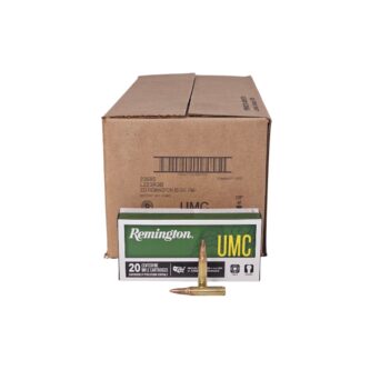 Remington .223 Rem CASE 55 Grain Full Metal Jacket - 1,000 Rounds