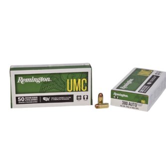Remington UMC .380 ACP 95 Grain Full Metal Jacket - 50 Rounds (Box) L380AP (1)