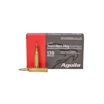 Aguila 7mm Rem Mag 139 Grain Hornady InterLock Soft Point Boat Tail - 20 Rounds (Box) 80591AG