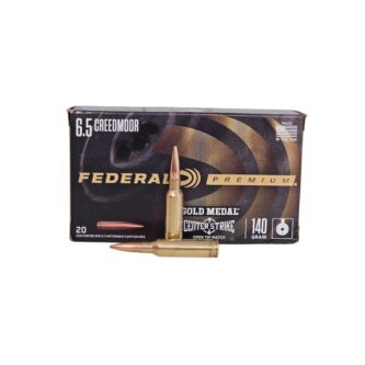 Federal Gold Medal CenterStrike 6.5mm Creedmoor 140 Grain Open Tip Match - 20 Rounds (Box) GM65CRDOTM1