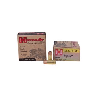 Hornady Custom Subsonic 9mm Luger 147 Grain XTP - 25 Rounds (Box) 90282