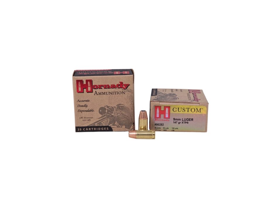 Hornady Custom Subsonic 9mm Luger 147 Grain XTP - 25 Rounds (Box) 90282