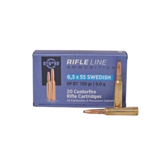 PPU (Prvi Partizan) 6.5x55mm Swedish 139 Grain Soft Point - 20 Rounds (Box) PP6SWS