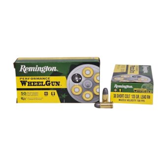 Remington .38 Short Colt 125 Grain Lead Round Nose - 50 Rounds (Box) RPW38SC