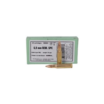 Sellier & Bellot 6.8 Rem SPC 110 Grain Full Metal Jacket - 20 Rounds (Box) SB68C