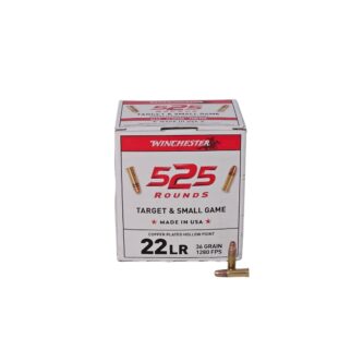 Winchester .22 Long Rifle 36 Grain Copper Plated Hollow Point - 525 Rounds (Box) 22LR525HP