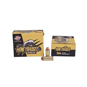 Black Hills Honeybadger 10mm Auto 115 Grain Lehigh Xtreme Defense - 20 Rounds (Box) D10N320