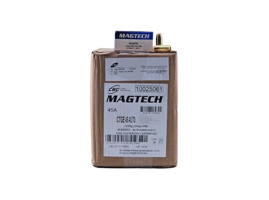 Magtech .45 ACP CASE 230 Grain Full Metal Jacket - 1,000 Rounds (CASE) 45A