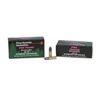 Piney Mountain SUPERNOVA .22LR PINK Tracer 40 Grain - 50 Rounds (Box)