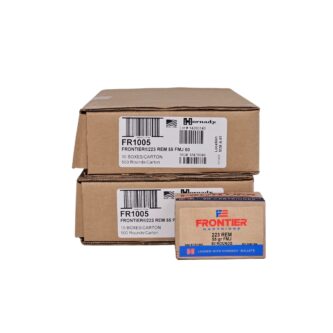 Hornady .223 Rem 55 Grain Full Metal Jacket - 1,000 Rounds (2 CASES) FR1005