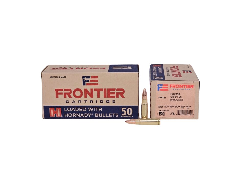Hornady Frontier 7.62x39mm 123 Grain Full Metal Jacket - 50 Rounds (Box) FR421