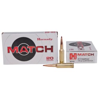 Hornady Match .25 Creedmoor 134 Grain ELD-M - 20 Rounds (Box) 81421