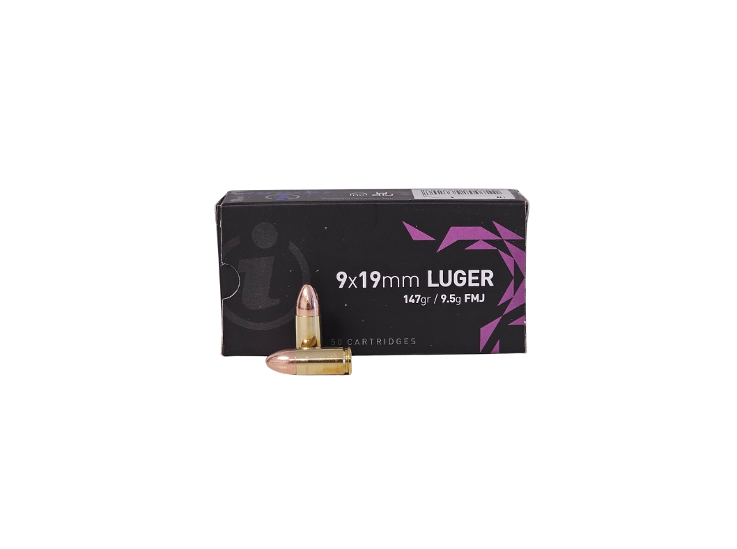 9mm Luger 147gr SUBSONIC Brass – 50rd