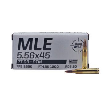 Norma Military/Law Enforcement 5.56x45mm NATO 77 Grain Sierra MatchKing OTM - 500 Rounds (AMMO CAN) 601701234