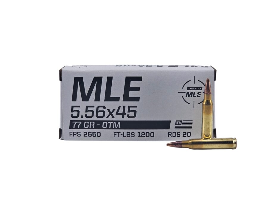 Norma Military/Law Enforcement 5.56x45mm NATO 77 Grain Sierra MatchKing OTM - 500 Rounds (AMMO CAN) 601701234