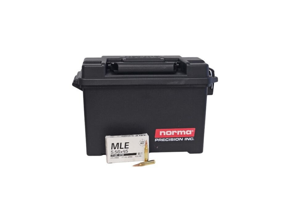Norma Military/Law Enforcement 5.56x45mm NATO 77 Grain Sierra MatchKing OTM - 500 Rounds (AMMO CAN) 601701234